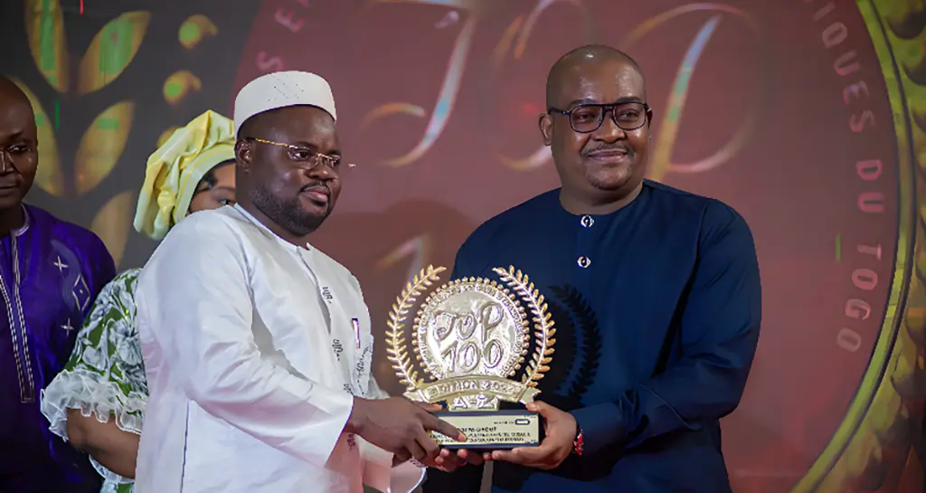 Fousseni Group named best logistics provider in Togo gold palm at the gala of 100